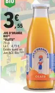 E.Leclerc Olatu - jus d'orange bio offre