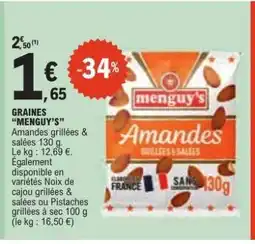 E.Leclerc GRAINES “MENGUY’S” offre