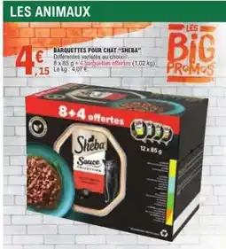 E.Leclerc BARQUETTES POUR CHAT 'SHEBA' offre