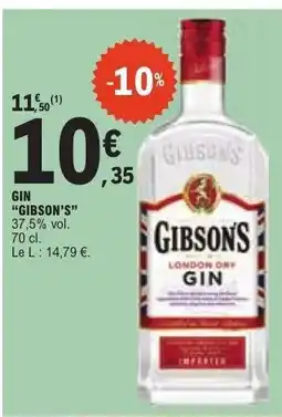 E.Leclerc Gin Gibson's offre