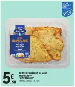 E.Leclerc FILETS DE LIMANDE DU NORD MEUNIÈRE offre