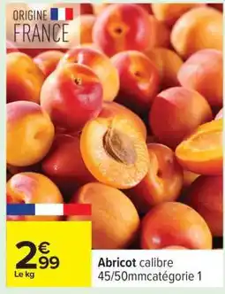 Carrefour Abricot offre