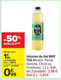 Carrefour Infusion de thé MAY TEA offre