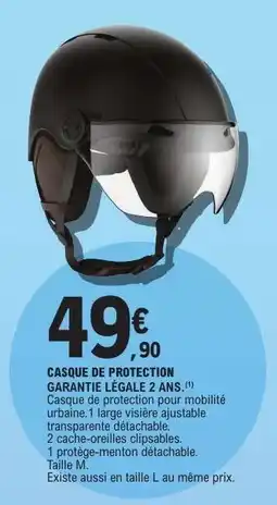 E.Leclerc CASQUE DE PROTECTION offre