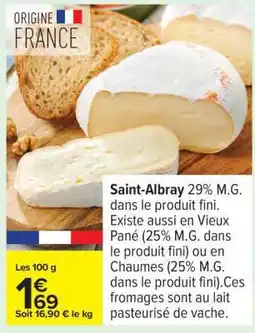 Carrefour SAINT ALBRAY offre