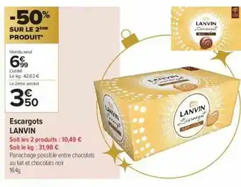 Escargots Lanvin