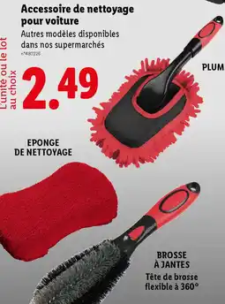 Lidl Accessoire de nettoyage pour voiture offre