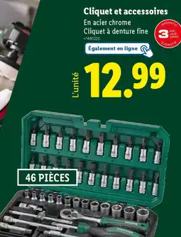 Lidl Cliquet et accessoires offre