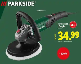 Lidl PARKSIDE Polisseuse d'angle offre
