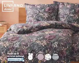 Lidl Parure de lit en coton mélangé offre
