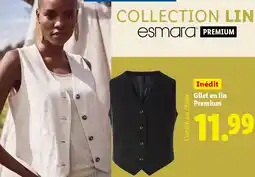 Lidl Gilet en lin Premium offre