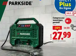 Lidl Compresseur numérique portatif offre