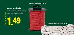 Lidl Corde ou ficelle offre