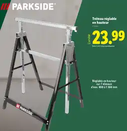 Lidl Tréteau réglable en hauteur offre