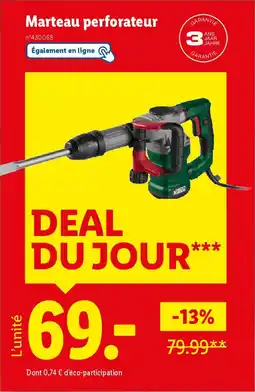 Lidl Marteau perforateur offre