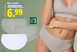 Lidl Slips côtelés offre