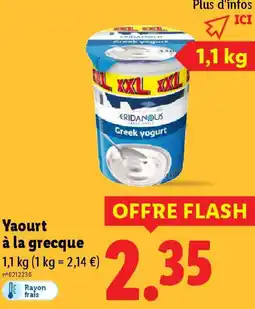 Lidl Yaourt à la grecque offre