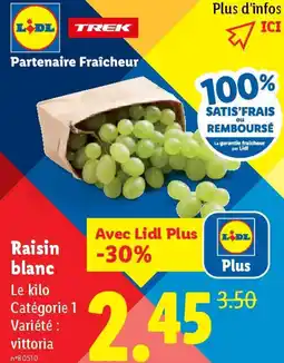 Lidl Raisin blanc offre