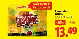 Lidl Desperados original' offre