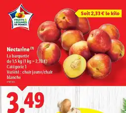Lidl Nectarine offre