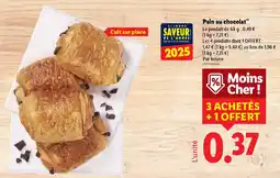 Lidl Pain au chocolat offre