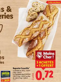 Lidl Baguette Croustille offre