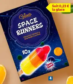 Lidl 10 glaces fusées Space Runners offre