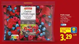 Lidl Fruits rouges offre
