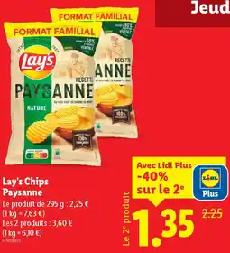 Lidl Lay's Chips Paysanne offre