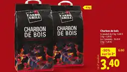 Lidl Charbon de bois offre