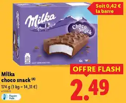 Lidl Milka choco snack offre