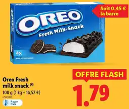 Lidl Oreo Fresh milk snack offre