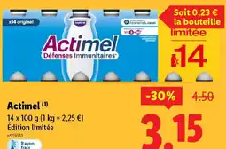 Lidl Actimel offre