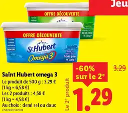 Lidl Saint Hubert omega 3 offre