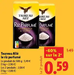 Lidl Taureau Ailé le riz parfumé offre