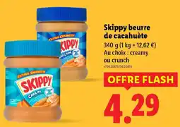 Lidl Skippy beurre de cacahuète offre