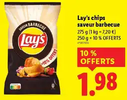 Lidl Lay's chips saveur barbecue offre