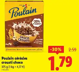 Lidl Poulain céréales crousti choco offre