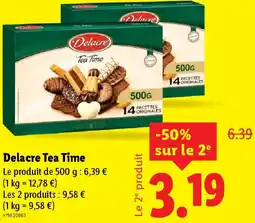 Lidl Delacre Tea Time offre