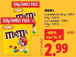 Lidl M&M's offre