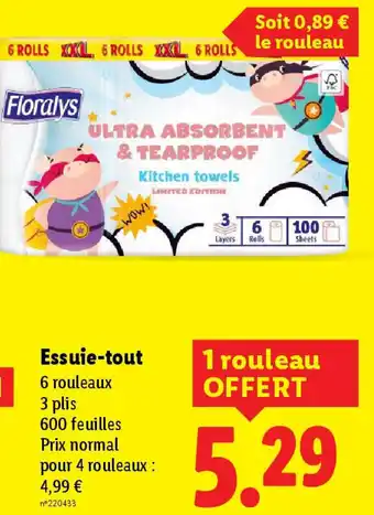Lidl Essuie-tout offre