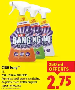 Lidl Cillit bang offre