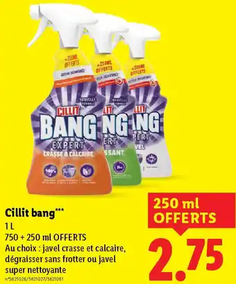 Lidl Cillit bang offre