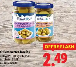 Lidl Olives vertes farcies offre