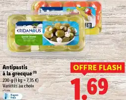 Lidl Antipastis à la grecque offre