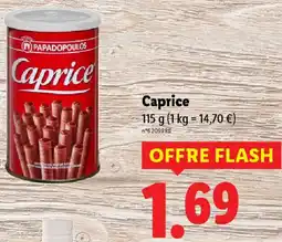 Lidl Caprice offre