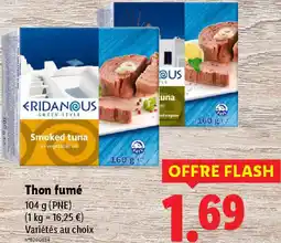 Lidl Thon fumé offre