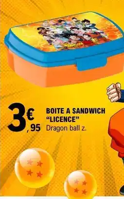 E.Leclerc BOITE A SANDWICH LICENCE offre