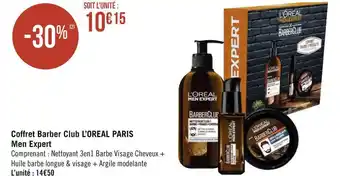 Géant Casino L’oreal paris coffret barber club men expert offre