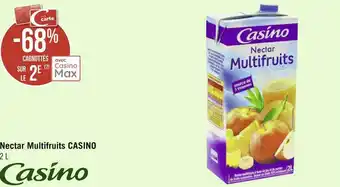 Géant Casino Casino nectar multifruits offre